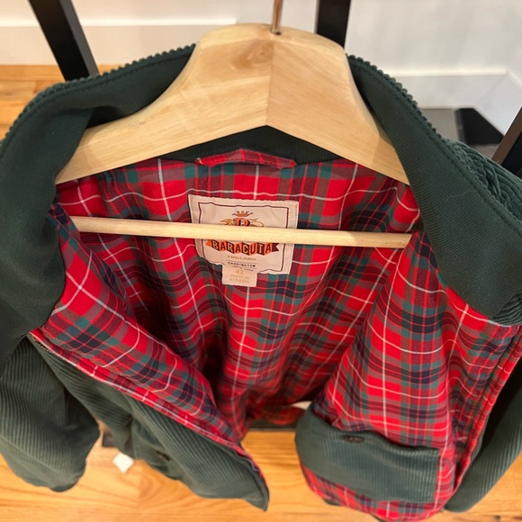 Baracuta G9 Corduroy Jacket/Coat- Dark Forest Green - Picture 8 of 9